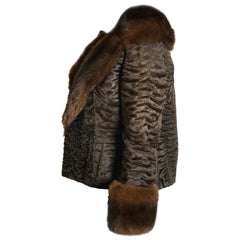  Broad-tailed Persians fur ladies jacket/bolero with sable. Evening jacket. (18)