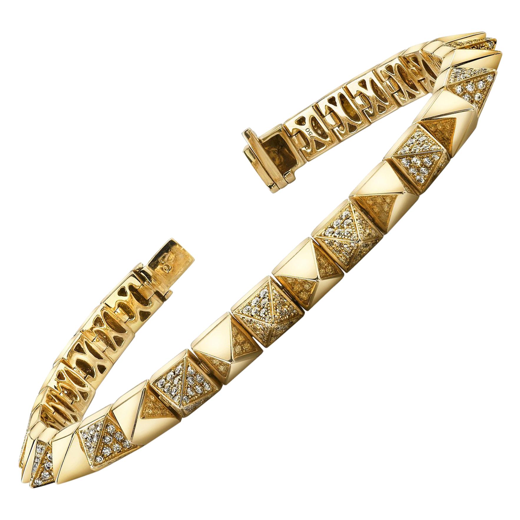 Anita Ko Yellow Gold Diamond Luxe Bracelet