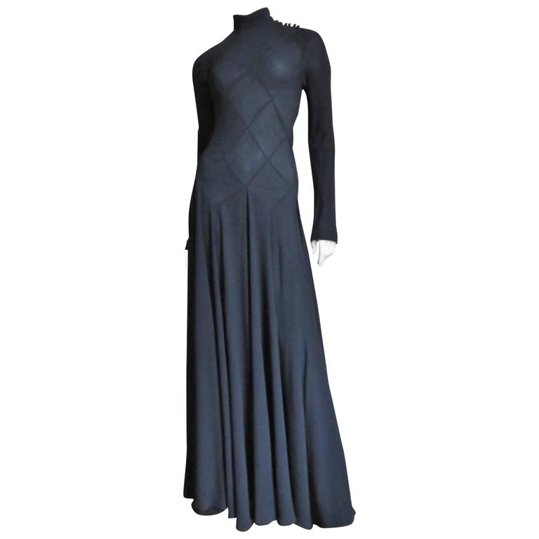 Calvin Klein Collection Maxi with Intricate Seaming For Sale at 1stdibs