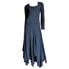 Vintage Jil Sander Scarf Hem Dress