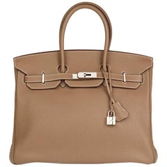 2009 Hermès Etoupe Togo Leather Birkin 35cm