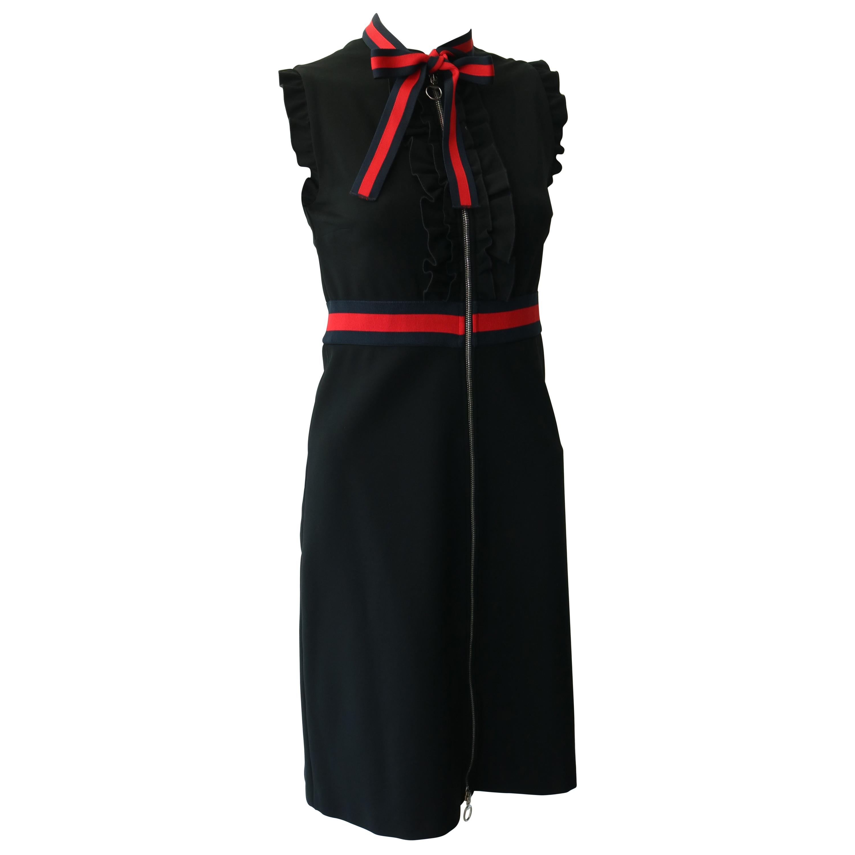 Gucci Jersey dress with Web trim For 