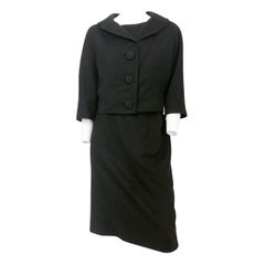 1950s Black Cashmere Set
