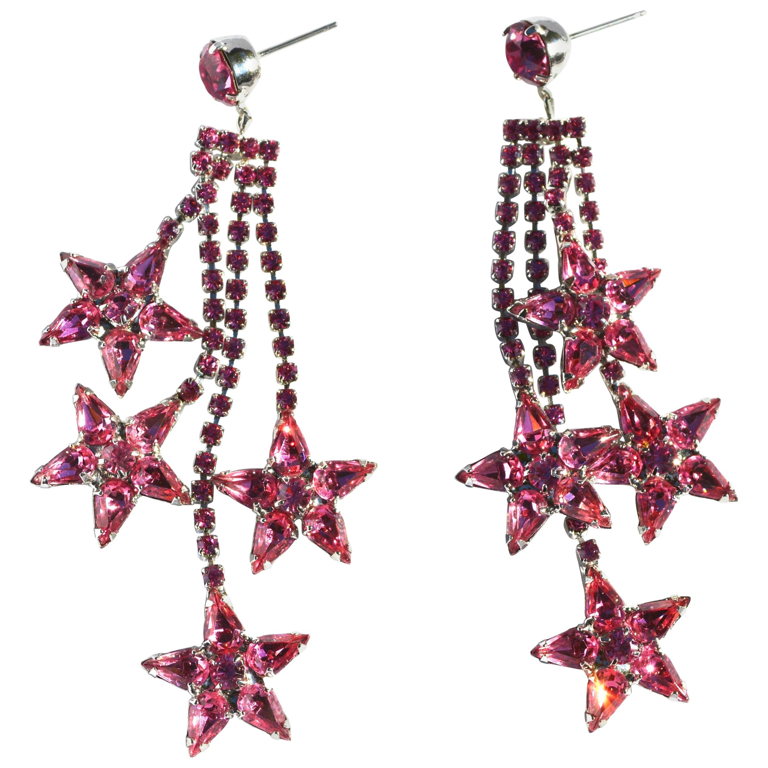 Pink Cassiopeia Earring For Sale