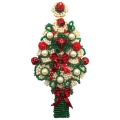 Vintage Signed ANKA Christmas Holiday Tree