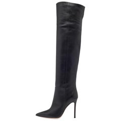 Gianvito Rossi Rennes 105 Leather Over-The-Knee Boots