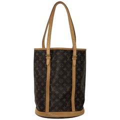 Louis Vuitton Monogram Bucket GM Shoulder Handbag