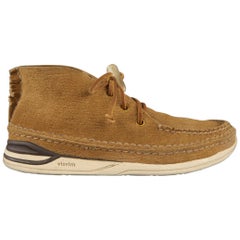 VISVIM Taille 9.5 Tan Textured Suede Chukka Boots
