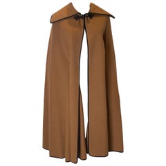 Vintage Jaeger Wool and Camel Hair Cape