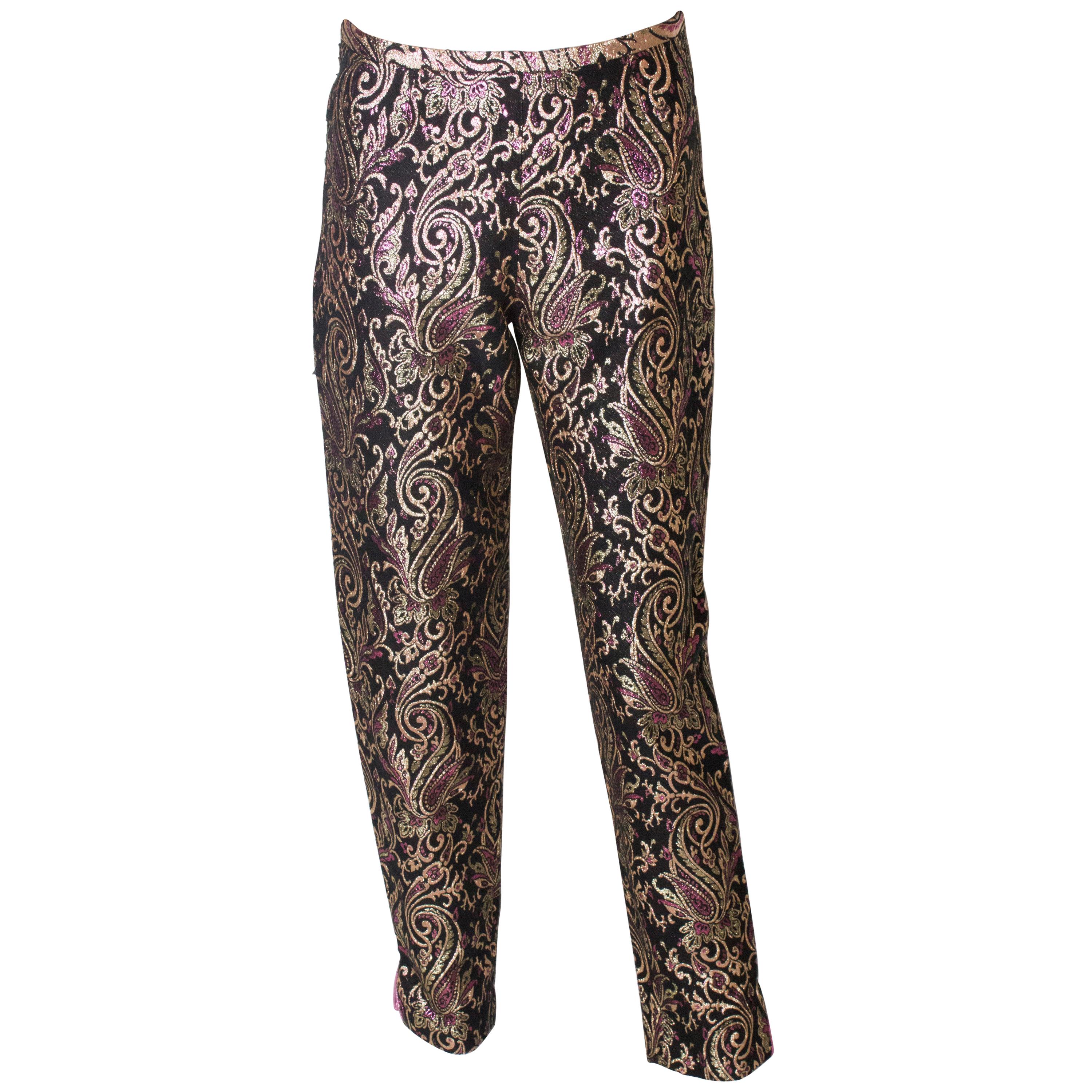 Vintage Brocade Trousers