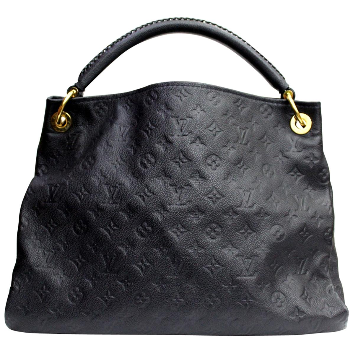 Louis Vuitton Bleu Infini Monogram Empreinte Leather Artsy MM Bag at ...