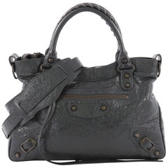 Balenciaga Town Classic Studs Handbag Leather