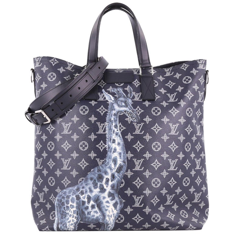Pre-owned Louis Vuitton X Chapman Brothers Keepall Bandouliere Monogram  Savane Ink 55 Midnight, ModeSens
