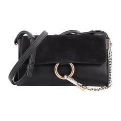 Chloe Faye Shoulder Bag Leather And Suede Mini