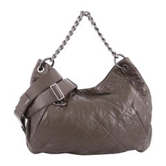 Chanel Coco Pleats Hobo Quilted Calfskin Large
