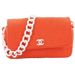 Chanel Sport Line Resin Camera Flap Bag Terry Cloth Medium