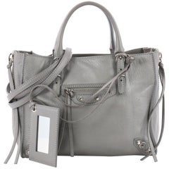 Balenciaga Papier A4 Zip Around Classic Studs Handbag Leather Mini