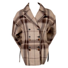 2016 CELINE by PHOEBE PHILO plaid runway jacket - new