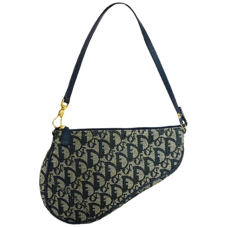 navy christian dior bag