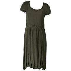 Army Green McQ Alexander McQueen Dress