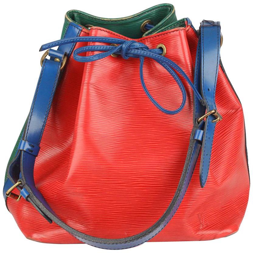 Louis Vuitton Vintage Multicolor Epi Leather Petit Noé Shoulder Bag