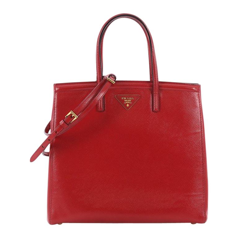 Prada Royal Saffiano Vernice Leather Tote Bag main image 0