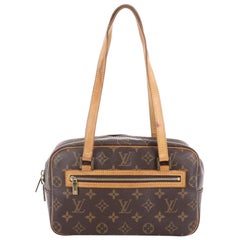  Louis Vuitton Cite Handbag Monogram Canvas MM