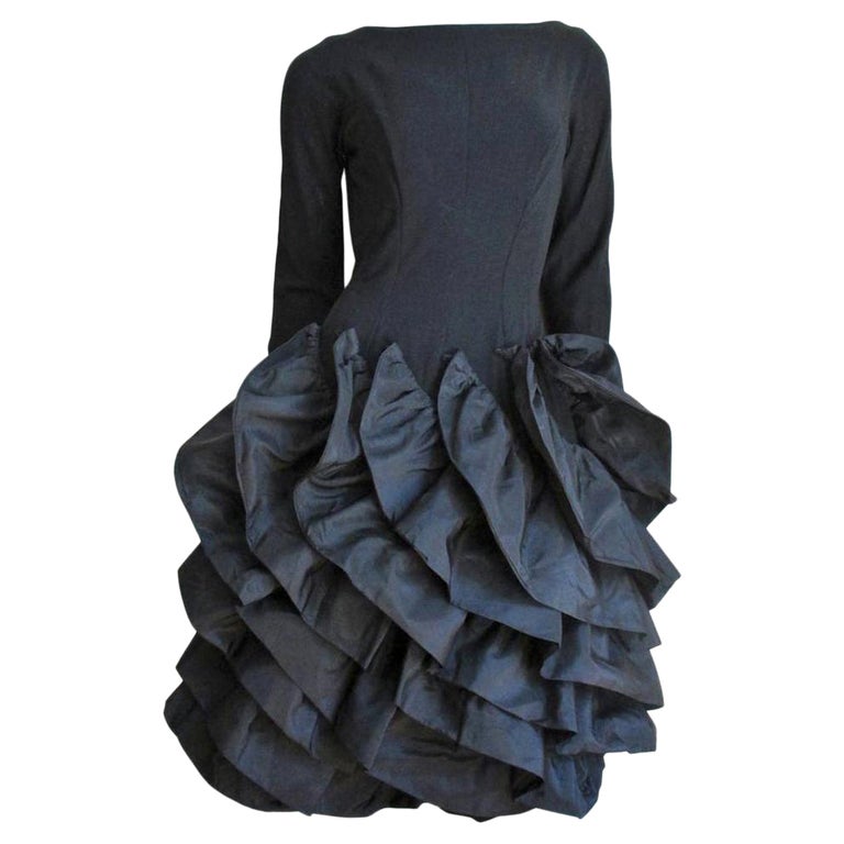 Betty Carol 1950s Sculptural Dress For Sale