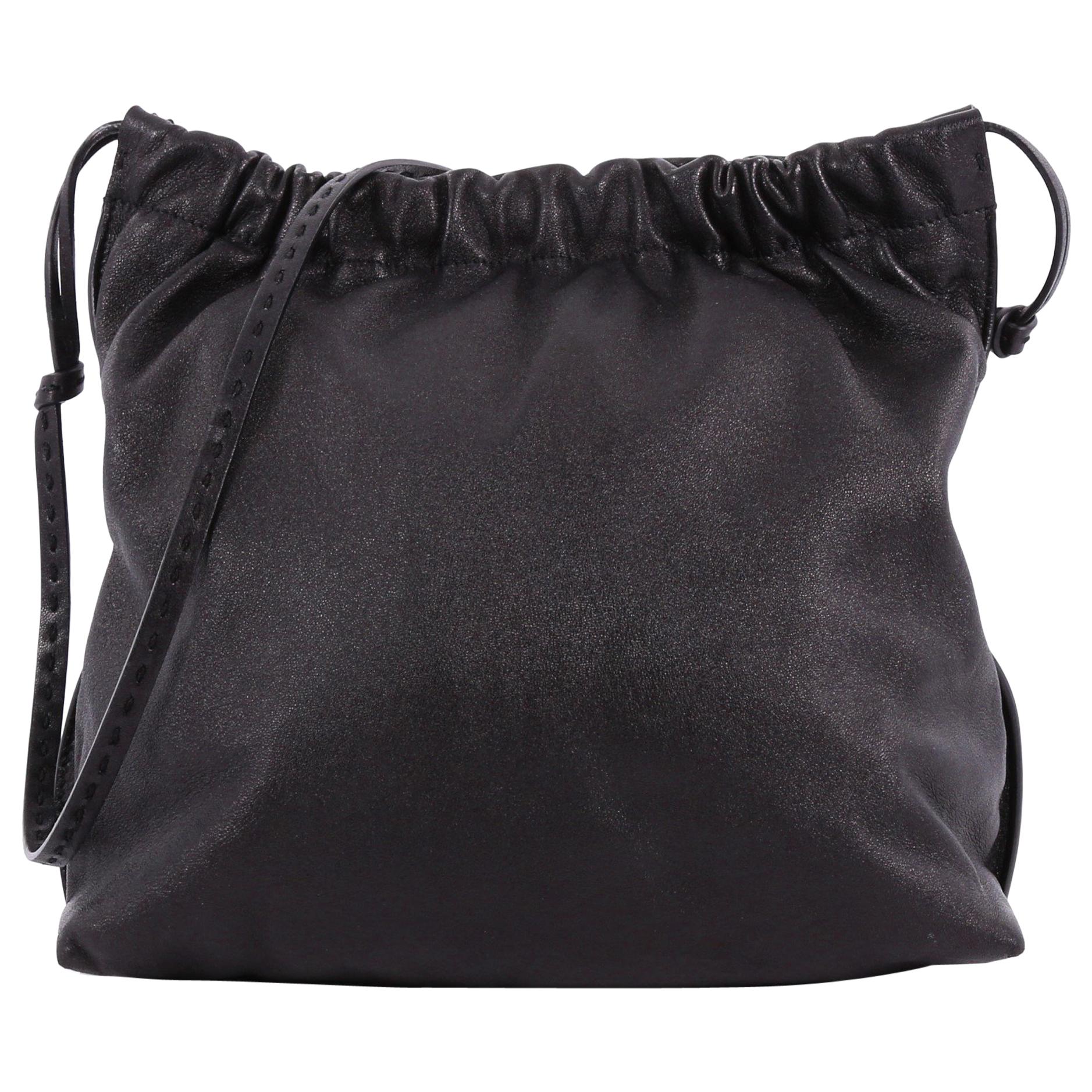 The Row Wander Elastic Shoulder Bag Leather Medium