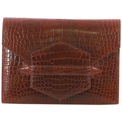 Hermes Faco Clutch Alligator