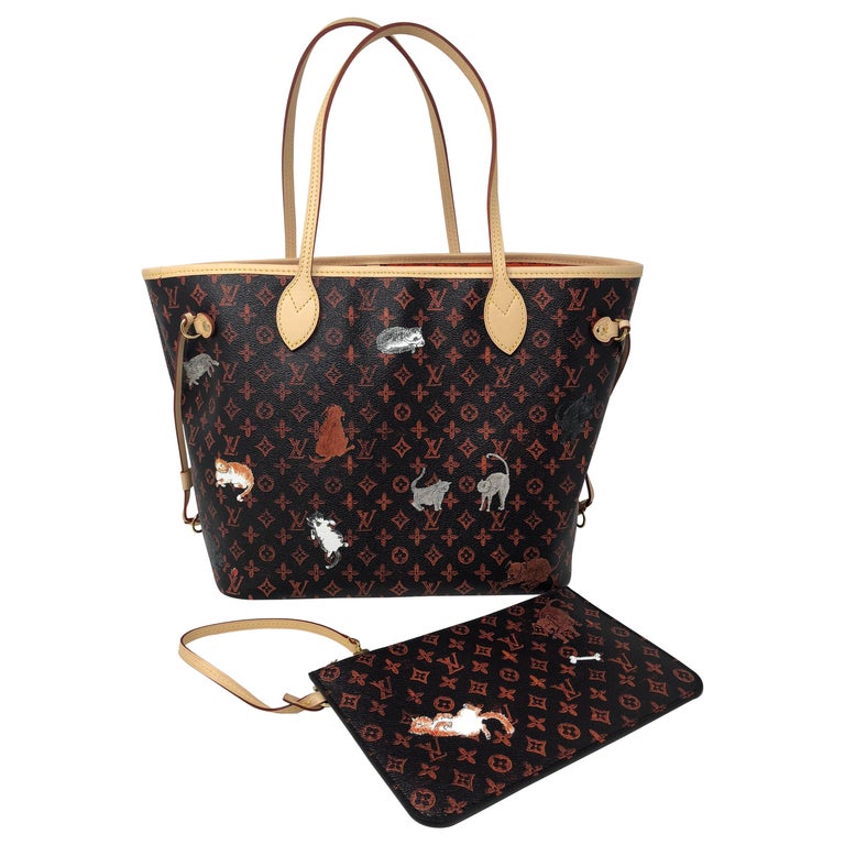 Louis Vuitton Twist Handbag Limited Edition Grace Coddington Catogram  Canvas MM at 1stDibs