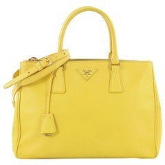 Prada Double Zip Lux Tote Saffiano Leather Small