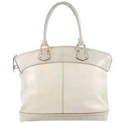 Louis Vuitton Suhali Lockit Handbag Leather MM