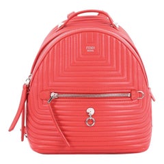 Fendi DotCom Backpack Quilted Leather Mini