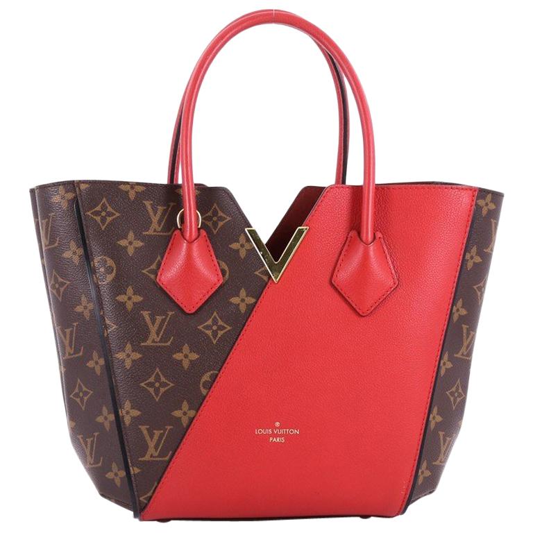louis vuitton red kimono bag
