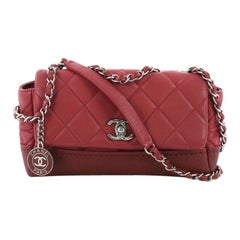 Chanel Bi Coco Flap Bag Quilted Lambskin with Caviar Small