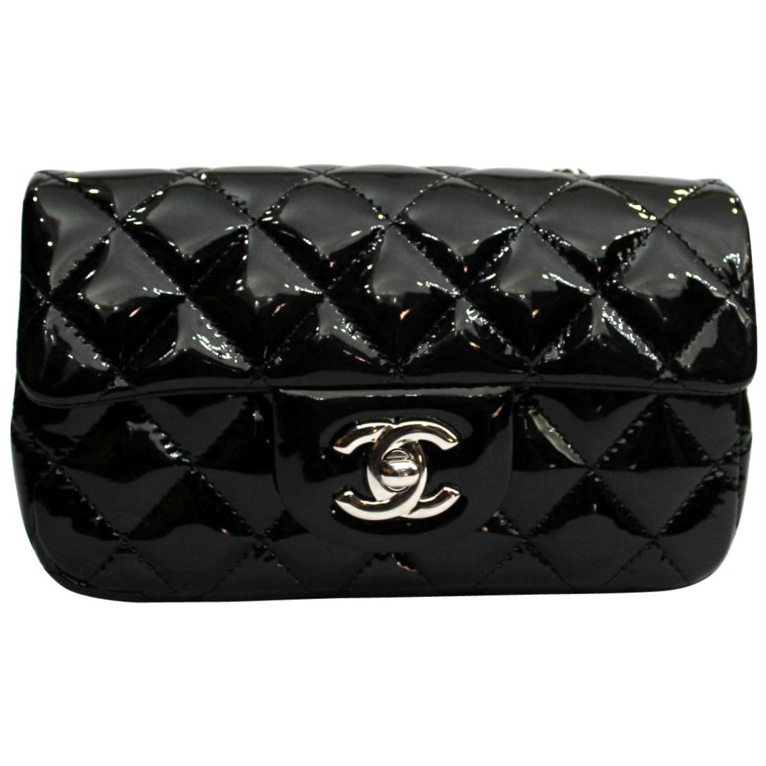 2013/2014 Chanel Black Patent Leather Bag at 1stDibs