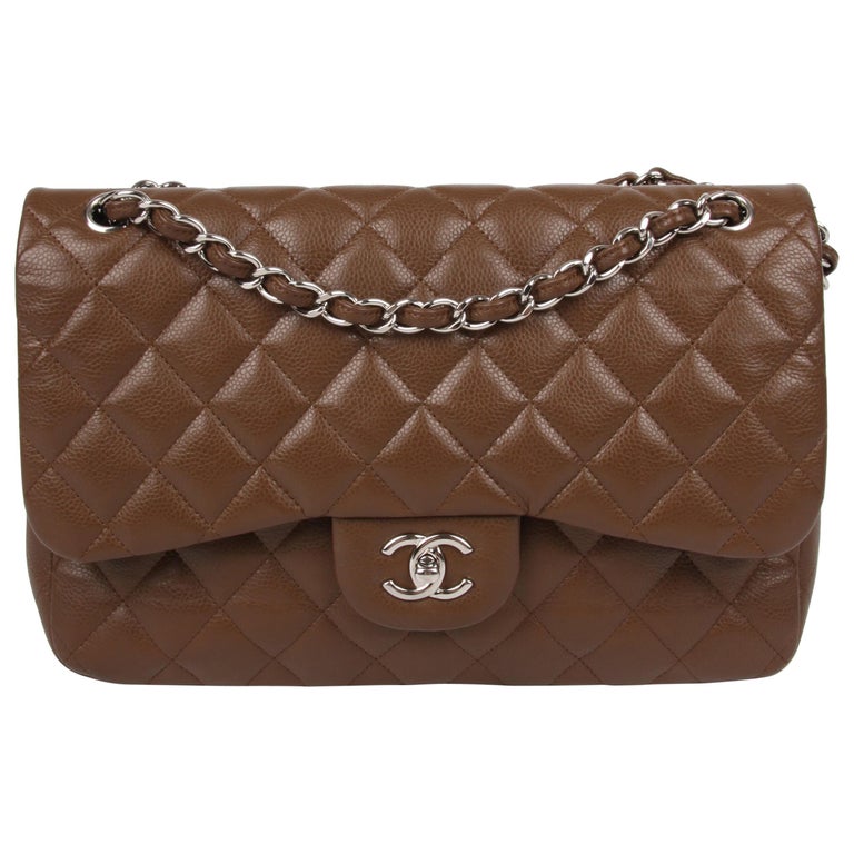 chanel 2.55 brown
