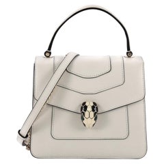 Bvlgari Serpenti Forever Top Handle Bag Leather Small