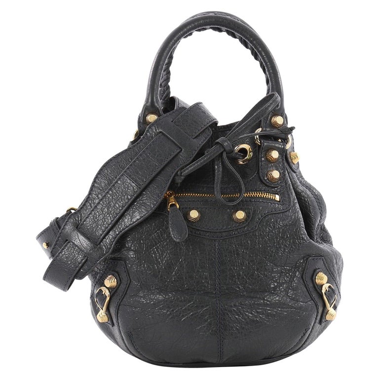 balenciaga giant pom pom bag