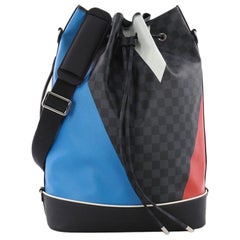 Louis Vuitton Noe Marin Handtasche Regatta Damier Cobalt