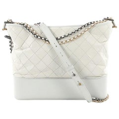 Chanel Gabrielle Hobo Quilted Aged Calfskin Large