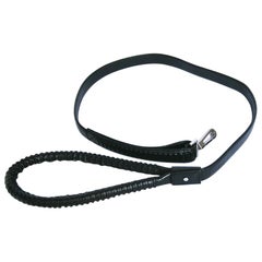 Guinzaglio per cani GUCCI in pelle nera
