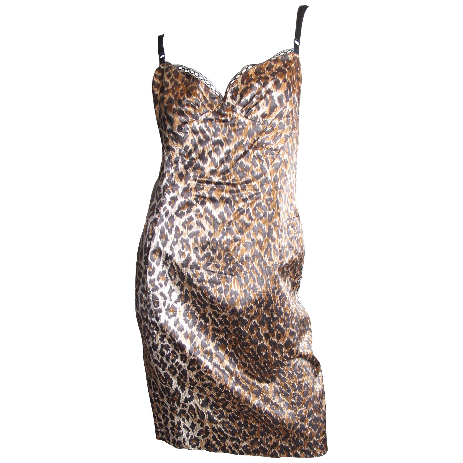 Dolce and Gabbana Leopard Dress