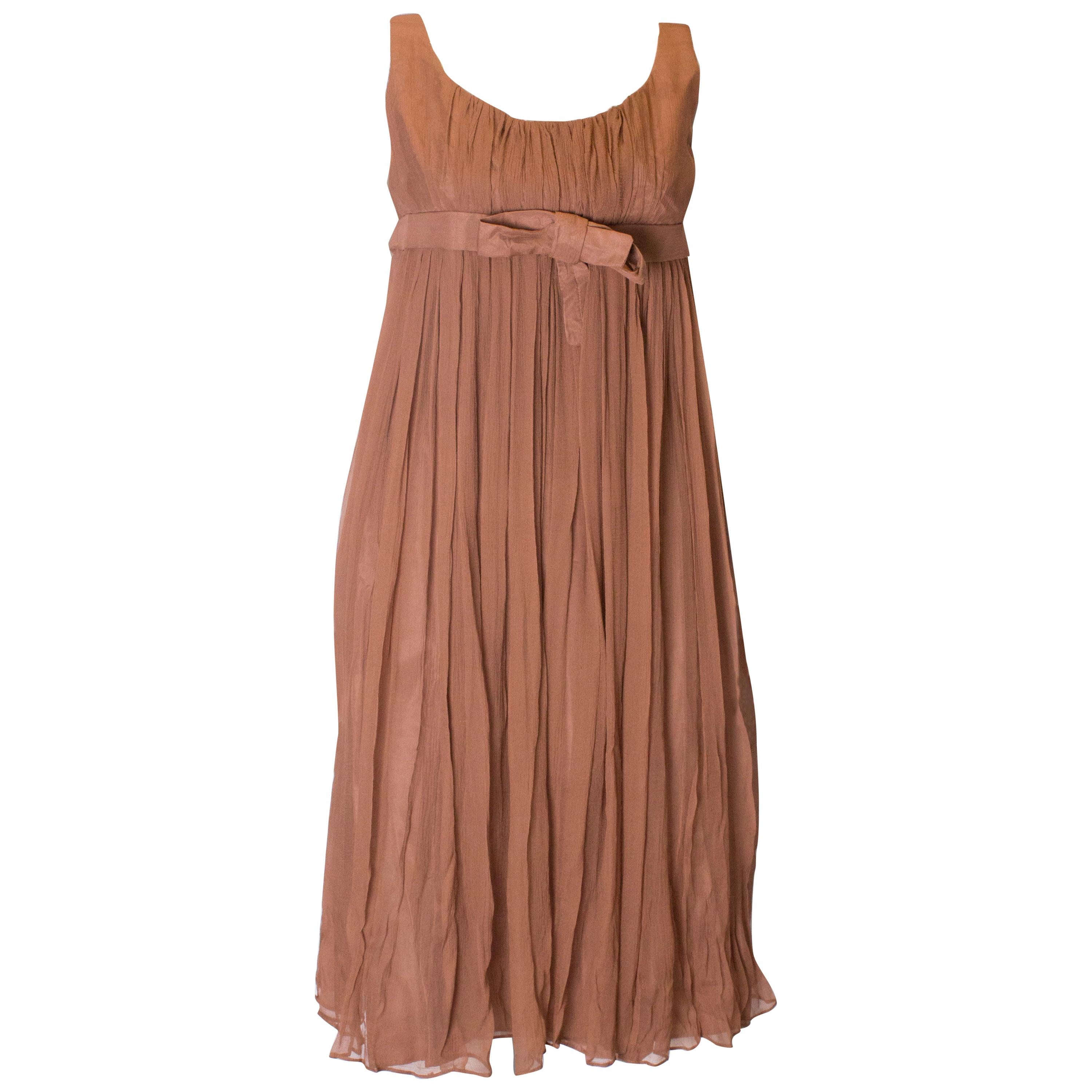 Bernard Freres - Robe de cocktail en soie vintage