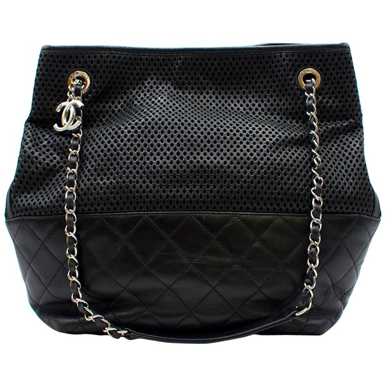 Chanel Black Up In The Air Tote Bag For Sale