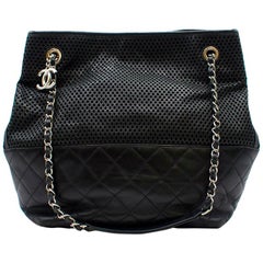 Chanel Black Up In The Air Tote Bag
