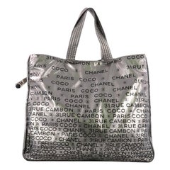 Chanel Unlimited Zip Around Tote Printed Nylon Large