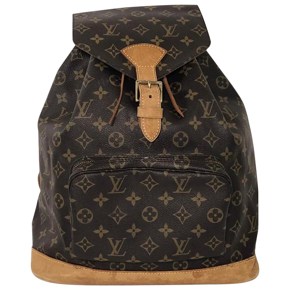  Louis Vuitton Monogram Montsouris GM Backpack Handbag For Sale