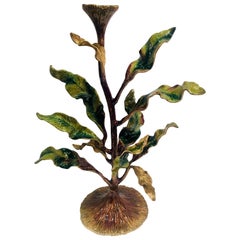 Exquisiter Jay Strongwater, Großer Kerzenhalter aus Emailliertem Metall